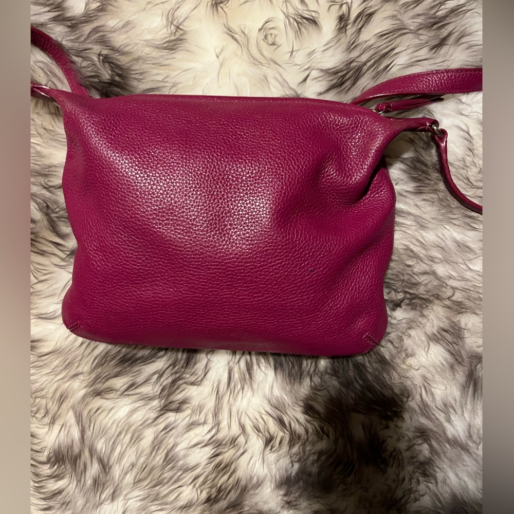 Kate Spade Raspberry Leather Crossbody Bag - Picture 2 of 7